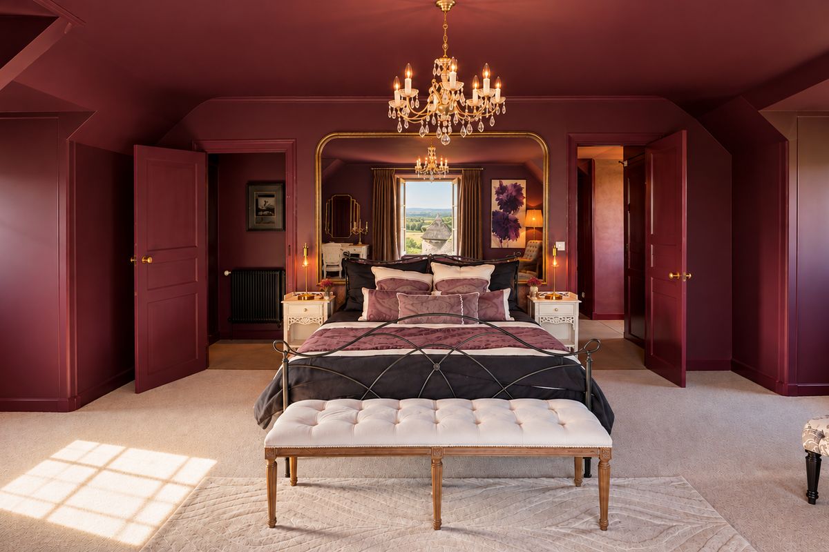 La Suite du Professeur, bedroom 7 at Château de l'Angotière